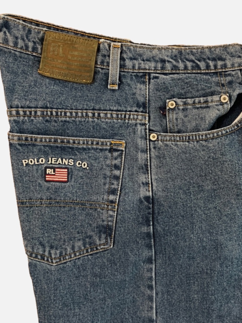 Ralph Lauren Polo Jeans Co. Men’s 32x32 Blue Denim 5-Pocket Jeans